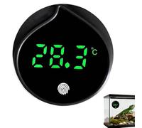 Digital Aquarium Thermometer - Two Unit Temperature Gauge, Fish Tank Monitor for Freshwater, Precision Sensor with Easy Reading Display, Aquatic Accessory, Heat Reader for Axolotl and Turtle Care