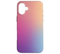 Digital Aura Gradient Pink Orange Purple Pixel Energy Design Carcasa para iPhone 16 Plus
