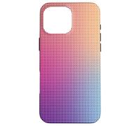 Digital Aura Gradient Pink Orange Purple Pixel Energy Design Carcasa para iPhone 16 Pro MAX