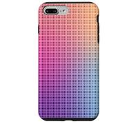 Digital Aura Gradient Pink Orange Purple Pixel Energy Design Carcasa para iPhone 7 Plus/8 Plus