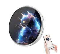 Digital Badge - 1.7-Inch Screen Anime Photo Display | Electronic Badge | Touch Screen HD Smart Badges for Collectors Fans Students Kids Teens Themed Party Trade Show Travel Home Office