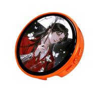 Digital Badge Photo - Magnetic Touch Screen Photo Video, 1.85 Inch HD Touchscreen | Electronic Rechargeable Button | For Home Office Tabletop Desk Cartoon Lovers Fans Cosplay Activities Events Photos