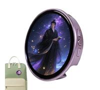 Digital Badge Photo - Magnetic Touch Screen Photo Video, 1.85 Inch HD Touchscreen | Electronic Rechargeable Button | For Home Office Tabletop Desk Cartoon Lovers Fans Cosplay Activities Events Photos