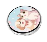 Digital Badge Pin - 4.3cm Rechargeable Screen Electronic Brooch, Mini Video Photo Display Pins Badge, Smart LED Digital Pin for Anime Fans Women Men Backpack Clothing Fashion Accessory