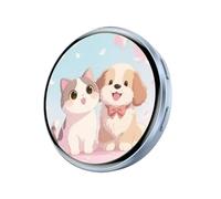 Digital Badge Pin - 4.3cm Rechargeable Screen Electronic Brooch, Mini Video Photo Display Pins Badge, Smart LED Digital Pin for Anime Fans Women Men Backpack Clothing Fashion Accessory