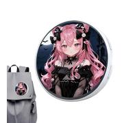 Digital Badge Pin - Smart Pins For Clothes,Wearable Brooch With Touchscreen LED Display | For Anime Fans Video Photo Slideshow Backpack Clothing