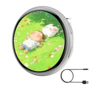 Digital Badge Smart Wearable Electronic Touchscreen Dynamic Disp Anime Toys