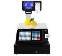 Digital Balanza Cocina Báscula contadora con pantalla, mesa de pesaje digital, cálculo de precios comerciales, tienda minorista de alimentos, para supermercados, básculas para paquetes de pr