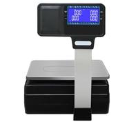 Digital Balanza Cocina Báscula contadora con pantalla, mesa de pesaje digital, cálculo de precios comerciales, tienda minorista de alimentos, para supermercados, básculas para paquetes de pr