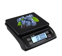 Digital Balanza Cocina,Peso de Cocina,Balanza ElectróNica Digital,Balanza Frutera,Balanza Peso Comercio Fruteria Precision,Cargador Y BateríA de Doble uso 30kg/1g de Capacidad (Negro)