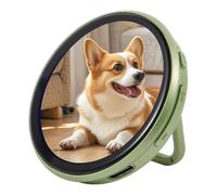 digital - Botón con pantalla electrónica de 6,1 cm, broche electrónico con pantalla táctil HD y | para aficionados, oficina, escritorio, mesa, cosplay, actividades, eventos, fotos y