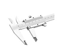digital caliper, Calibrador Vernier deslizante de acero inoxidable 0 a 150 mm: micrómetro for interiores, exteriores, profundidad y pasos,for measurement(Milky white)