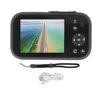 Digital Camera 16x Zoom Multifunctional Portable Compact Video Camera for Students (Black)