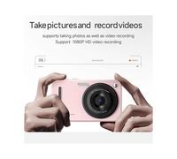 Digital Camera, Autofocus 48MP AF 4K Camera for Kids with 16X Zoom Anti Shake for Teens Kids Black