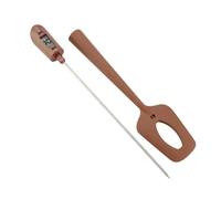 Digital Candy Spatula Thermoscope - Silicone Stainless Steel 31 x 3 cm | Candy Termómetro Sensor de Temperatura de Cocina Profesional Reader y Amasar | Para hornear y cocinar en casa