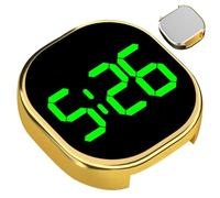 Digital Car Clock, Black Lcd Display Timer, 2.5 Inch Dashboard Clock with Led Time Display, Auto Interior Clocks, Car Clocks with Clear Screen Design, Dashboard Timer for Rv Trailer Truck Vent Travel