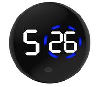Digital Car Desk Clock, Small Digital Car Clock, Portable Digital Clock, Battery Operated Lcd Time Display Clock, Adhesive Clock Easy To Read Time Display Portable Clock Electronic Table Clock For Car