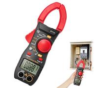 Digital Clamp Meter 500A, Smart Clamp-On Multimeter with NCV, AC/DC Voltage Tester, Amp Resistance Live Wire Detection, Electrician Tool for Adults, 19.6x9.7x4.7 inches