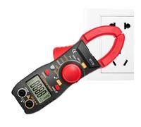 Digital Clamp Meter, Smart Clamp-On Multimeter 500A, Electrician Tools, 7,28 pulgadas, AC Current Live Wire Test, Amp Tester, AC/DC Voltaje Measurement Function, Durable Accurate Device for Adults