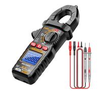 Digital Clamp Meter, Voltage Tester, Multifunctional 6000 Counts Meter with Flashlight Backlight, for DC/AC, Capacitance, Resistance, and Temperature Measurement, 7.28x2.8x1.38inc