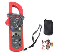 Digital Clamp Multimeter DC AC Current Voltage Resistance Clamp Voltmeter Ammeter Electrical Test Tool Measuring 200mV 600V 2A 400A 200Ω 20M with 120mAh Battery for Home Appliance
