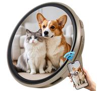 Digital con Pin | Pantalla Recargable De 6 Cm | Decorativa con Pantalla Táctil HD Y Visualización Digital,para Fans, Oficina, Escritorio, Cosplay, Eventos, Fotos Y