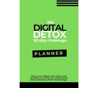Digital Detox Planner 60-Day Challenge, Daily Tracker, Journal for kids and adults