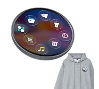 Digital Display Badge, Touchscreen Photo Pin, Cute Digital Badge with GIF Transfer, Wearable Brooch, Personal Badges with Fun Display, Badges for Fans Backpacks Christmas Giftss