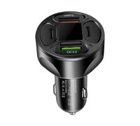 Digital Display Car Charger, Car Voltmeter USB Cars Charger with Voltage