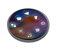 Digital Display Pin, 5.5cm High Definition Touchscreen Badge with ABS Material, Modern Wearable Tech Design for Fashion, Events, Decoration, Personal Style