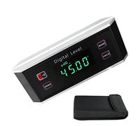 Digital Electrónico Clinómetro Ángulo Descubridor Impermeable IP65 Transportador Nivel Indicador con Ranura en V Magnético Base Siempre Vertical Leer