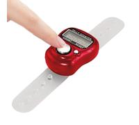 Digital Finger Counter - Handheld Electronic Ticker | Small Finger Clicker Counter Ring for Goods, Lap Workouts, Ganchillo, Evento, School, Deportes, Swimming, Score Tracking, Kids, Men, and Women