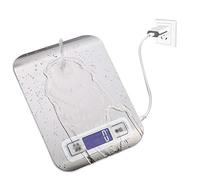 Digital Food Scale 11lb USB Rechargeable Kitchen Scale Weight 6 Units Switch for Cooking Baking Waterproof Scale Silver
