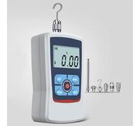 Digital Force Gauge, Portable Push Pull Meter, with 5 Kinds of Probe and Extension Rod, Real-Time/Peak/First Peak Modes, LCD Backlit Display, for Tension & Compression Testing(10N)