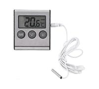 Digital Fridge Freezer Thermometer with High/Low Temperature Warning Alarm - Refrigerator/Freezer Monitoring Device