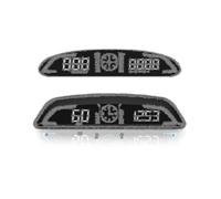 Digital Gps Speedometer Car Heads Up Display with Speed Fatigued Driving Alert Overspeed Alarm Trip