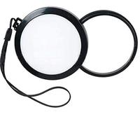 DIGITAL HD Tapa para objetivo frontal blanca con cordón compatible con Canon compatible con Sony ECC. White Front LENS (82 mm)