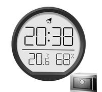 Digital Hygrometer Indoor - Temperature And Humidity Monitor | Medidor de temperatura digital magnético con temporizador | Gauge de humedad interior | For Home Bedroom Kitchen Living Room Greenhouse