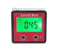 Digital Inclinometer Spirit Level Protractor Angle Gauge Meter Bevel Level Box