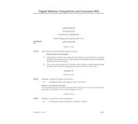 Digital Markets, Competition and Consumers Bill Amendments to be moved in Grand Committee [Supplementary to the Fourth Marshalled List] (House of Lords) HLB 12 IV a