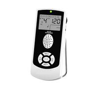 Digital Metronome for Guitar Piano Drum and All Instruments with Timer, English Vocal Counting and 2 Different Sounds(Battery model-Pink)
