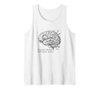 Digital Mind Analógico Alma Cerebro Engranajes Artista Sketch Camiseta sin Mangas