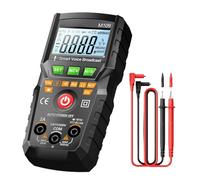 Digital Multimeter - 4000 Count Multifunction Measuring Device Tester, Auto Voice Broadcast Electronic Diagnostic Instrument, Electrician Automotive Battery Repair Equipment Debugging Daily