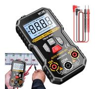 Digital Multimeter | 6000 Counts Volt Meter Tester With Auto Power-Off, Backlight & Flashlight | Portable Electrical Measurement Tool For Voltage, Current, Resistance, Capacitance