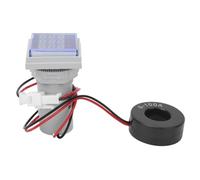 Digital Multimeter Square 3 - Digit Display | AC Voltage Current Hertz Tester 60V - 500V / 0-100A / 20-75Hz | Multifunction Meter for Home/Workshop/Industrial Use (White)