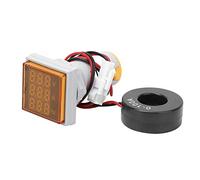 Digital Multimeter Square 3 - Digit Display | AC Voltage Current Hertz Tester 60V - 500V / 0-100A / 20-75Hz | Multifunction Meter for Home/Workshop/Industrial Use (Yellow)