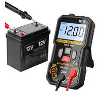 Digital Multimeter, Voltage Tester, Circuit Analyzer, Red, Black, Auto Ranging Display, Non Detection, Ideal for HVAC Maintenance, Solar Panel Setup, Automotive Repair, Industrial Use