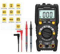 Digital Multímetro Medidor de Corriente Voltímetro Amperímetro PCW 01 B