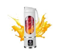 Digital Multimode Juicer Blender - Smart LED Display, Diet-Friendly,Leak Proof Design for Smoothies Liquid Diet, Shakes, 3 Speed 12 Blade Fresh Juice Bottle for Home & Travel (White)