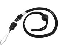 Digital NC Compatible con Casio Exilim EX-S200SR - Correa para el Cuello (Estilo L) Ajustable con liberación rápida., Negro, Talla única